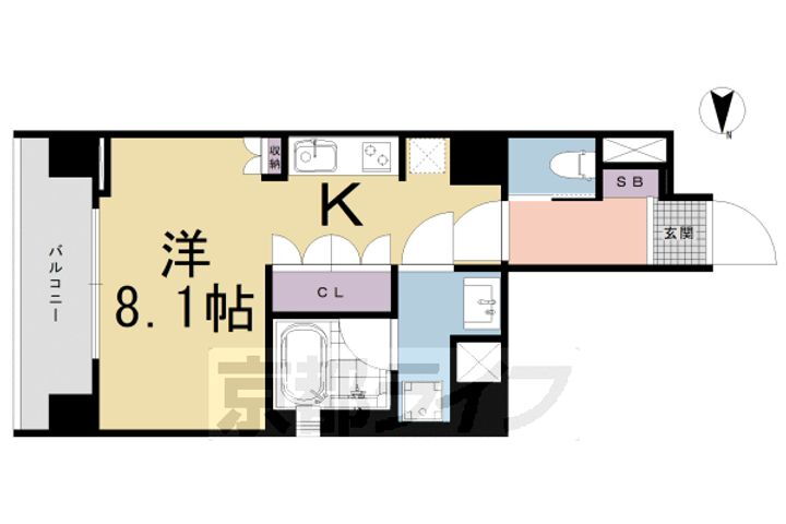 京都府京都市下京区南門前町 丹波口駅 1K マンション 賃貸物件詳細