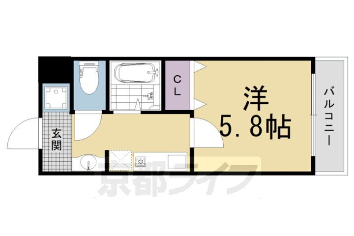 京都府京都市下京区元日町 五条駅 1K マンション 賃貸物件詳細