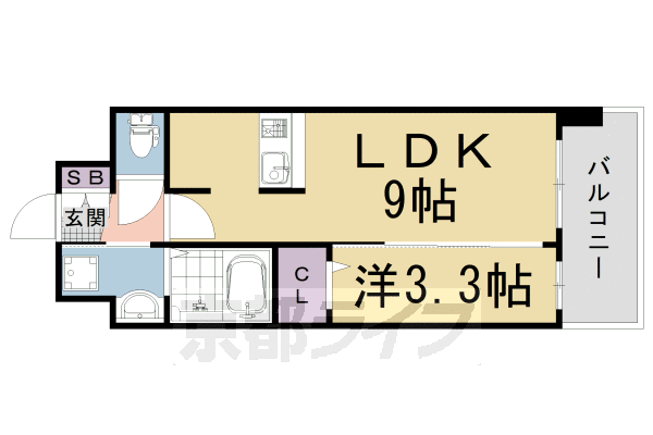 ファステート京都西院パール 2階 1LDK 賃貸物件詳細
