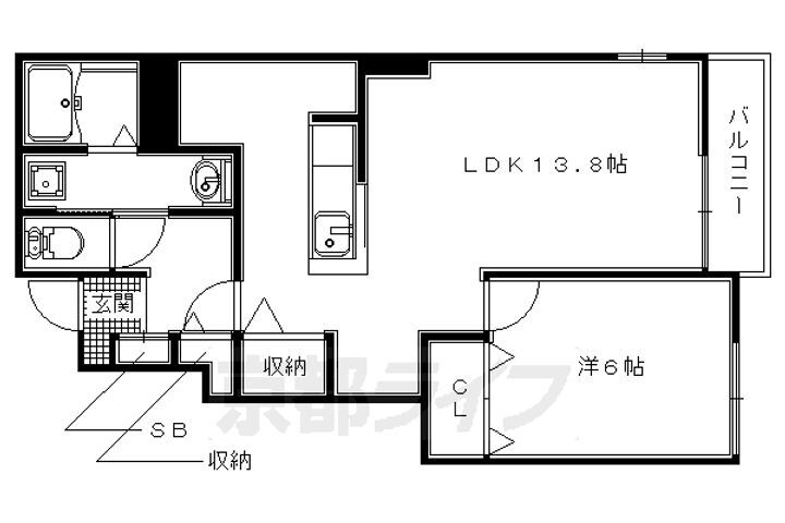 大阪府枚方市野村元町 津田駅 1LDK アパート 賃貸物件詳細