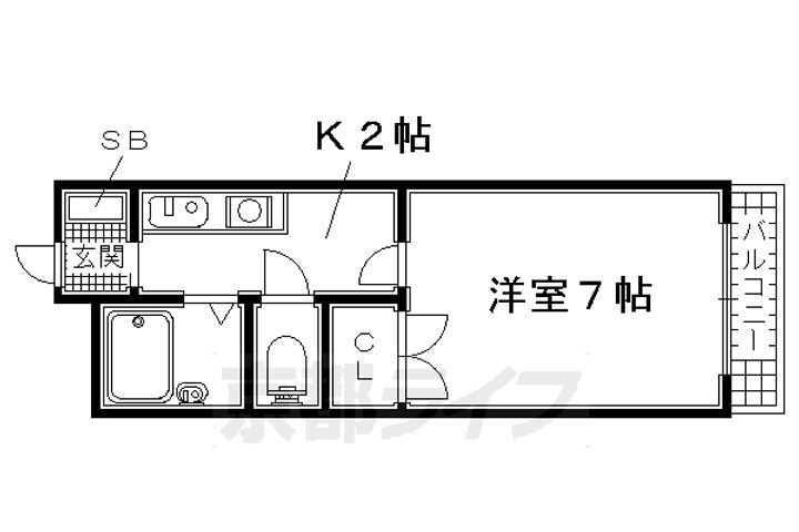 大阪府枚方市長尾元町５丁目 長尾駅 1K マンション 賃貸物件詳細