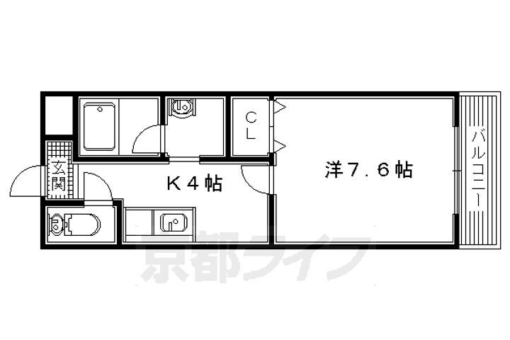 大阪府枚方市堤町 枚方市駅 1K マンション 賃貸物件詳細