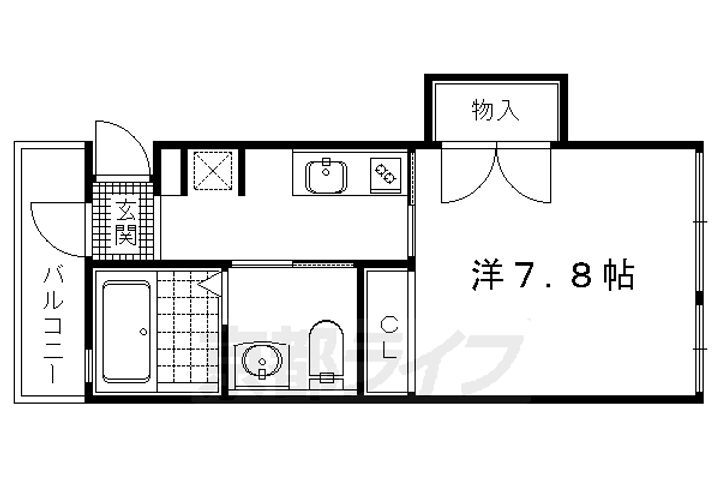 京都府京都市北区西賀茂鹿ノ下町 北大路駅 1K アパート 賃貸物件詳細
