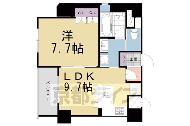 京都府京都市下京区猪熊通花屋町上る柿本町 五条駅 1LDK マンション 賃貸物件詳細