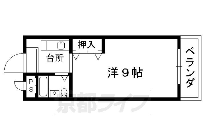 京都府京都市北区紫野東舟岡町 北大路駅 1K マンション 賃貸物件詳細
