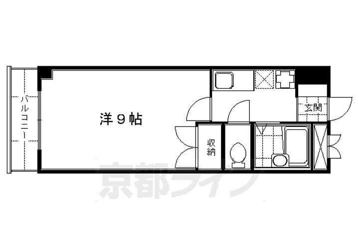 京都府京都市伏見区両替町１０丁目 丹波橋駅 1K マンション 賃貸物件詳細