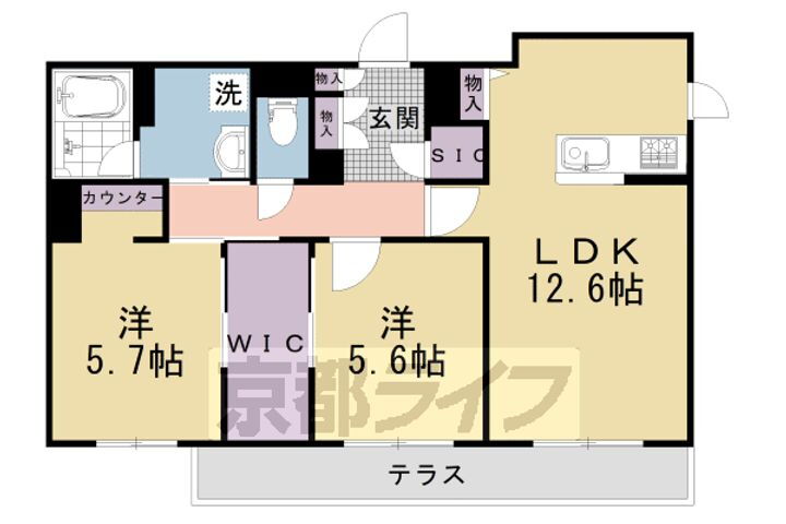 京都府京都市中京区壬生淵田町 西院駅 2LDK マンション 賃貸物件詳細