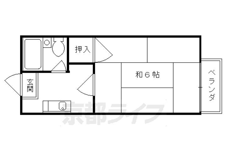 京都府京都市伏見区深草善導寺町 伏見駅 1K アパート 賃貸物件詳細