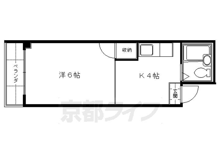 京都府京都市伏見区樽屋町 丹波橋駅 1K マンション 賃貸物件詳細