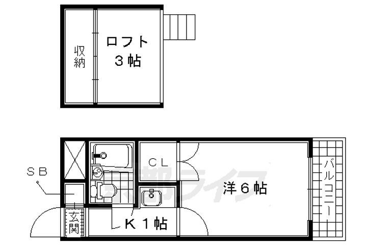 京都府八幡市八幡科手 石清水八幡宮駅 1K アパート 賃貸物件詳細