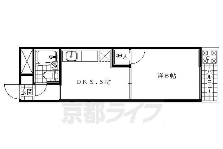 京都府宇治市木幡大瀬戸 木幡駅 1DK マンション 賃貸物件詳細