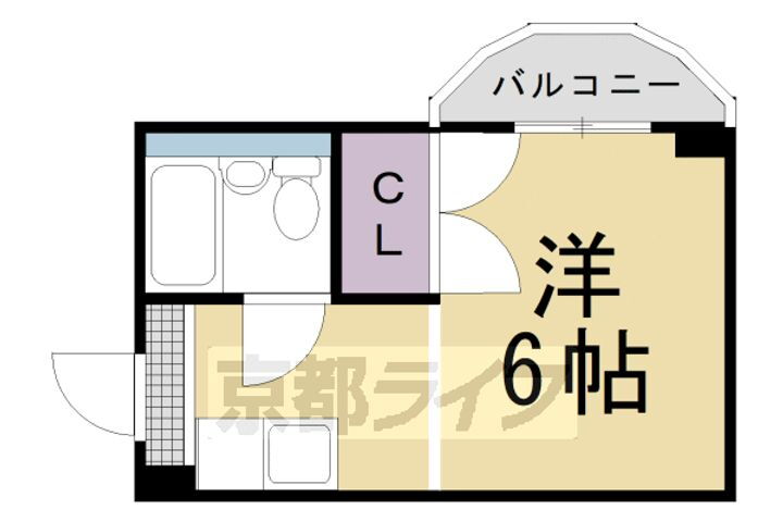 京都府京都市伏見区新町１丁目 伏見桃山駅 1K マンション 賃貸物件詳細