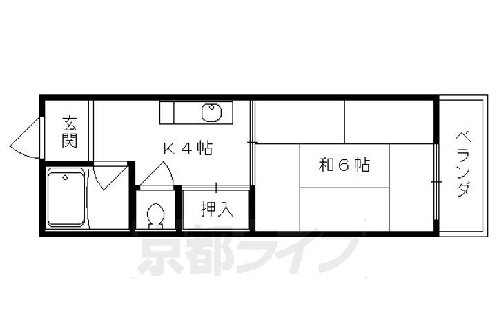 京都府京都市山科区日ノ岡坂脇町 御陵駅 1K マンション 賃貸物件詳細