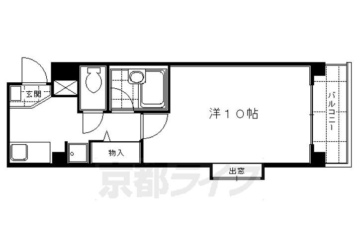 京都府京都市伏見区深草キトロ町 藤森駅 1K マンション 賃貸物件詳細