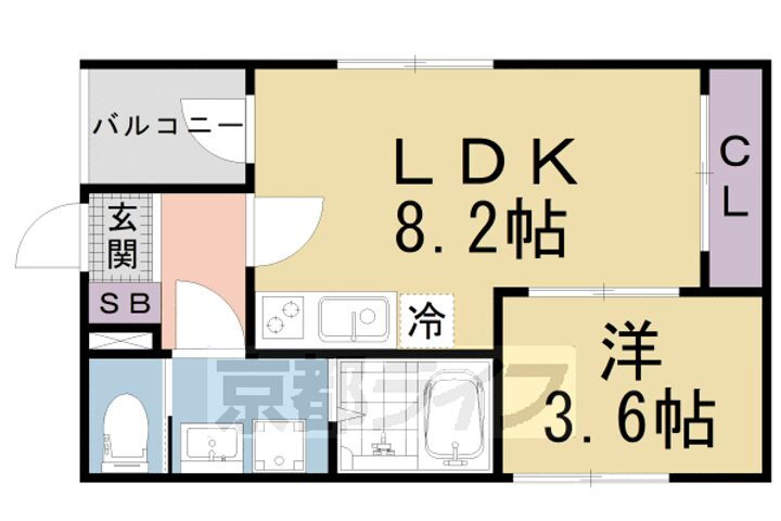 京都府京都市山科区椥辻中在家町 椥辻駅 1LDK アパート 賃貸物件詳細