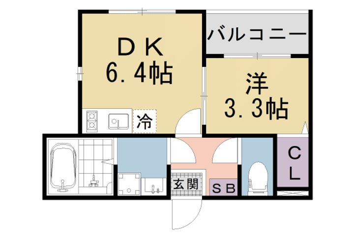 京都府京都市山科区東野中井ノ上町 東野駅 1DK アパート 賃貸物件詳細