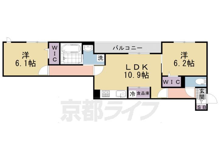 ヴァン　ソレイユ　二条 1階 2LDK 賃貸物件詳細