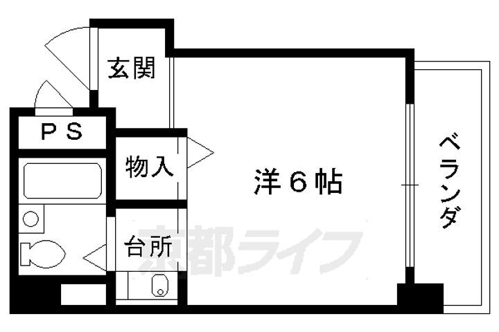 京都府京都市東山区亀井町 祇園四条駅 ワンルーム マンション 賃貸物件詳細
