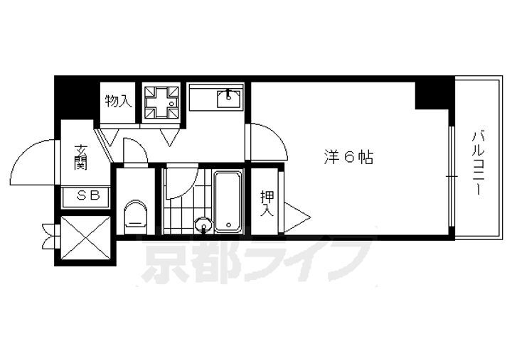 京都府京都市東山区轆轤町 清水五条駅 1K マンション 賃貸物件詳細
