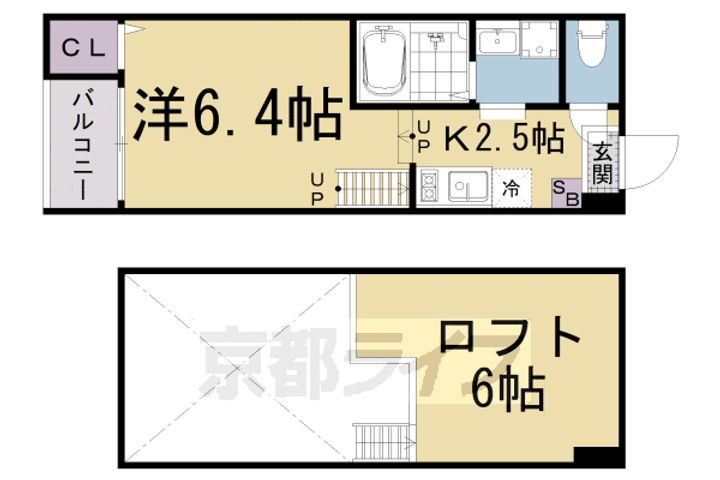 京都府京都市山科区大宅坂ノ辻町 椥辻駅 1K アパート 賃貸物件詳細