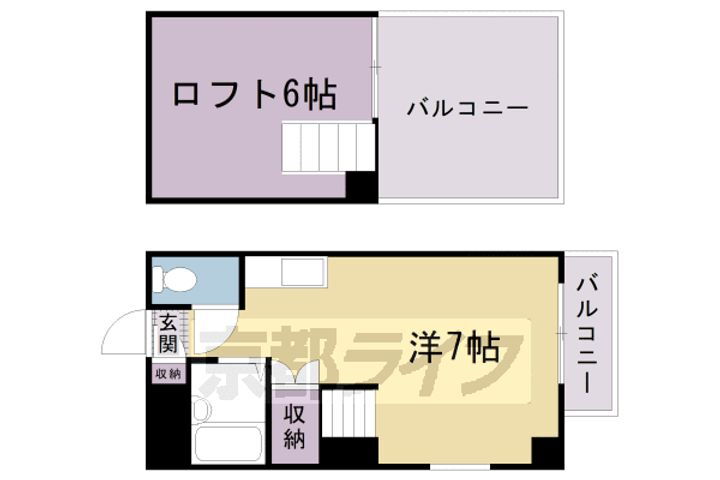 グランドールトキ 4階 2K 賃貸物件詳細