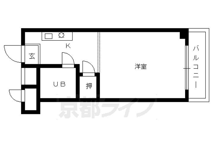 京都府京都市右京区西院安塚町 西院駅 1K マンション 賃貸物件詳細