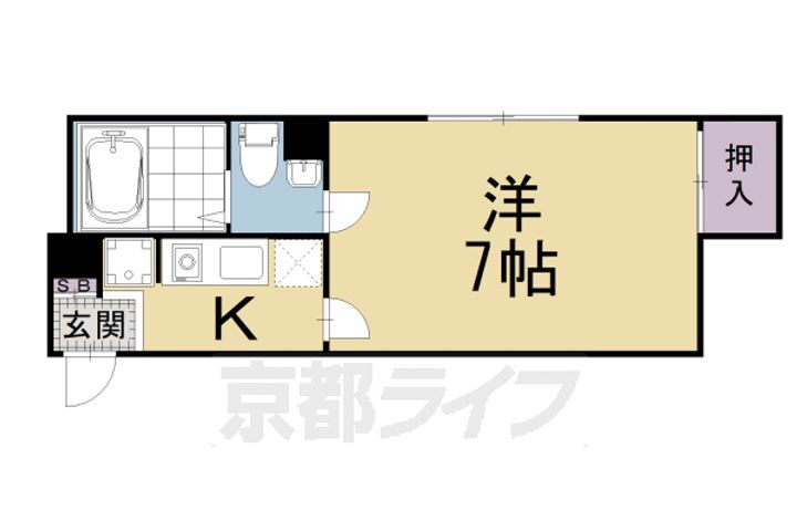 京都府京都市下京区上五条町 大宮駅 1K マンション 賃貸物件詳細