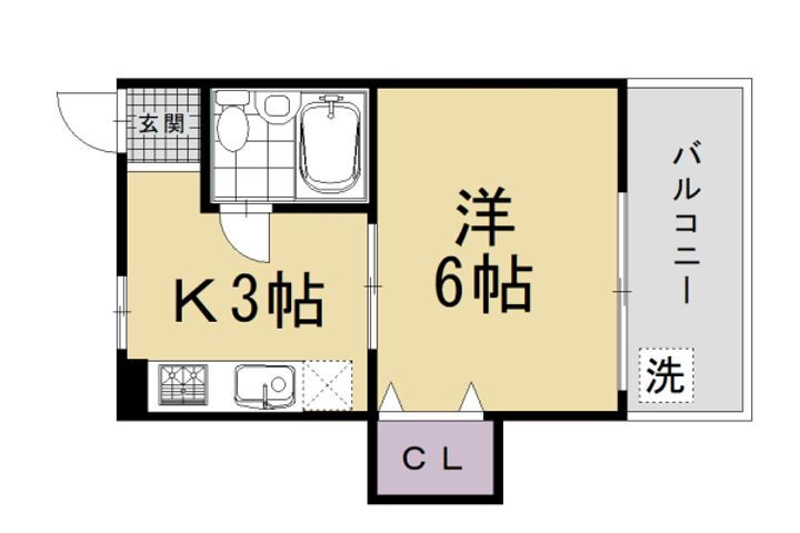 京都府京都市中京区錦猪熊町 大宮駅 1K マンション 賃貸物件詳細