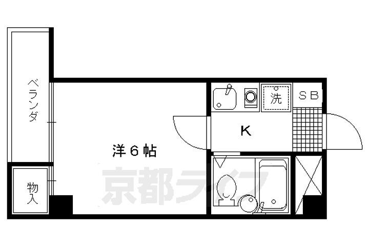 京都府京都市北区紫野花ノ坊町 北大路駅 1K マンション 賃貸物件詳細