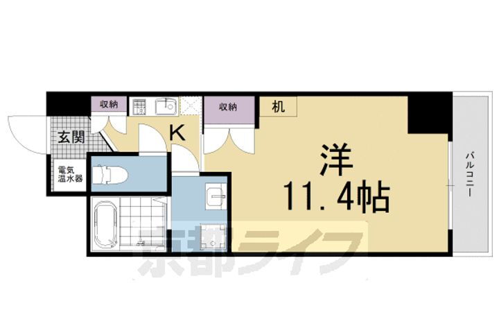 京都府京都市下京区七条御所ノ内中町 西大路駅 1K マンション 賃貸物件詳細