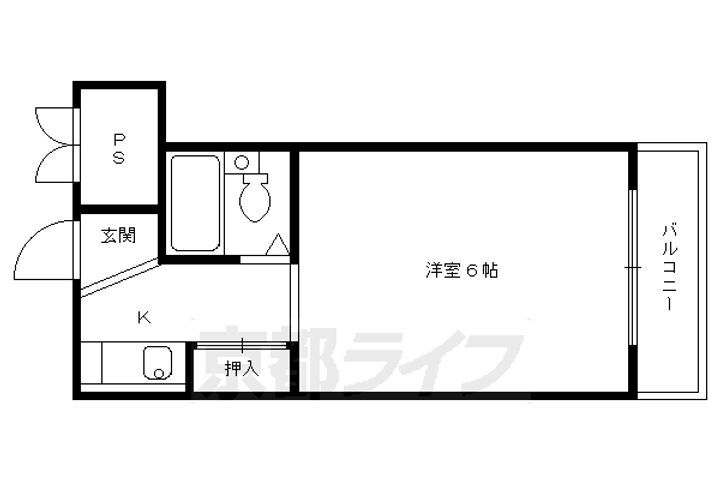 京都府京都市伏見区山崎町 中書島駅 1K マンション 賃貸物件詳細