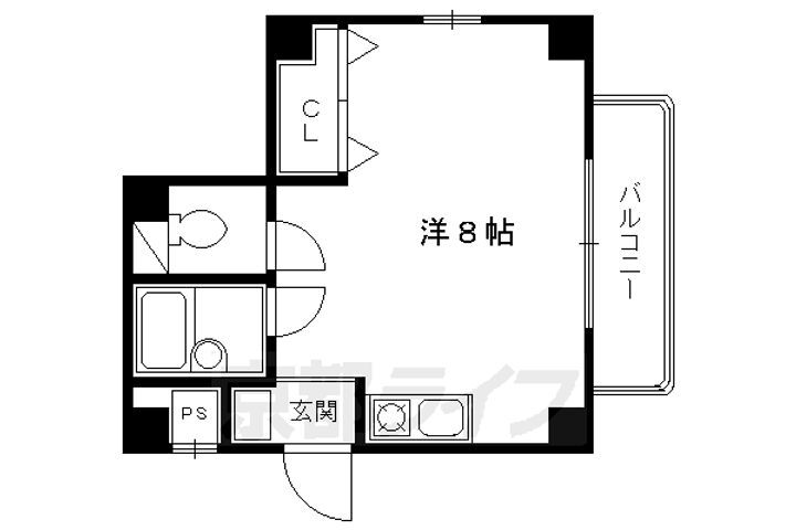 京都府京都市南区吉祥院長田町 上鳥羽口駅 1K マンション 賃貸物件詳細