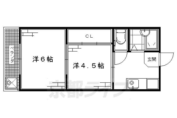 京都府京都市伏見区深草新門丈町 伏見駅 2DK マンション 賃貸物件詳細