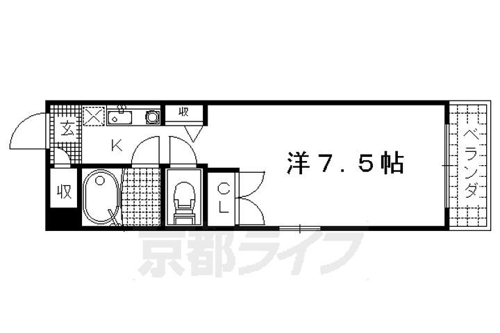 京都府京都市伏見区深草西浦町８丁目 竹田駅 1K マンション 賃貸物件詳細