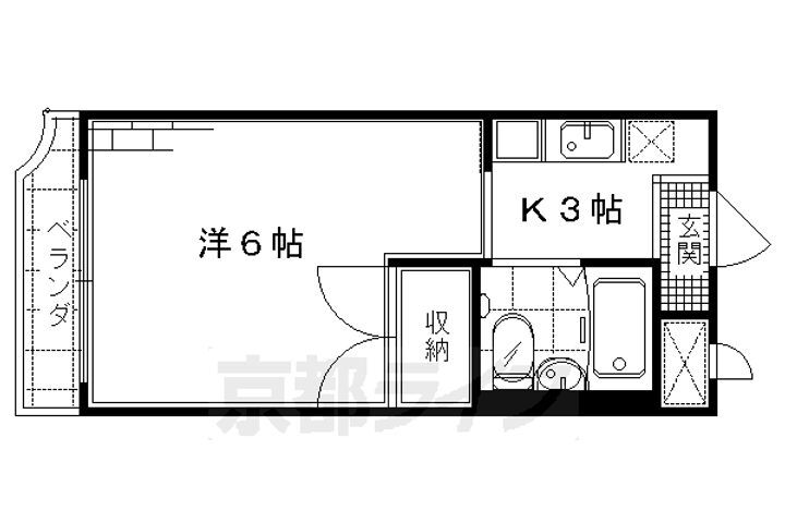京都府京都市伏見区深草新門丈町 竹田駅 1K マンション 賃貸物件詳細