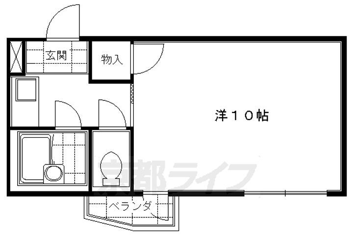 京都府京都市伏見区新町１２丁目 丹波橋駅 1K マンション 賃貸物件詳細