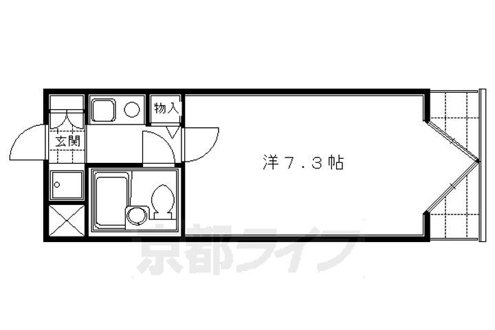 京都府京都市伏見区京町２丁目 伏見桃山駅 1K マンション 賃貸物件詳細