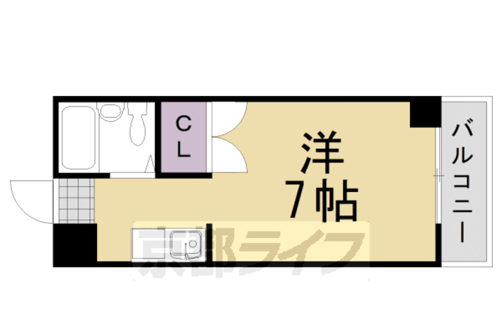 京都府京都市西京区樫原下ノ町 桂駅 1K マンション 賃貸物件詳細