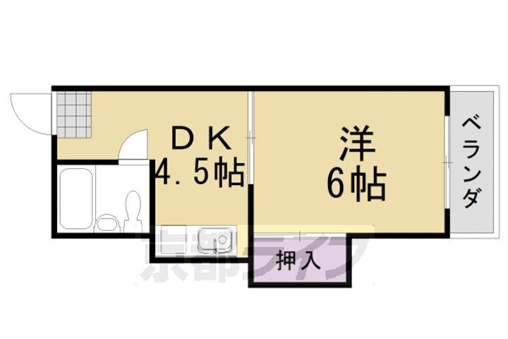 京都府京都市西京区桂徳大寺町 桂駅 1DK マンション 賃貸物件詳細