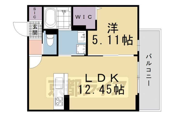 Ｔ−ｍａｉｓｏｎ　寺の内 2階 1LDK 賃貸物件詳細