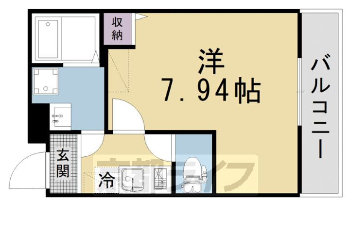 グラン京都西陣 3階 1K 賃貸物件詳細