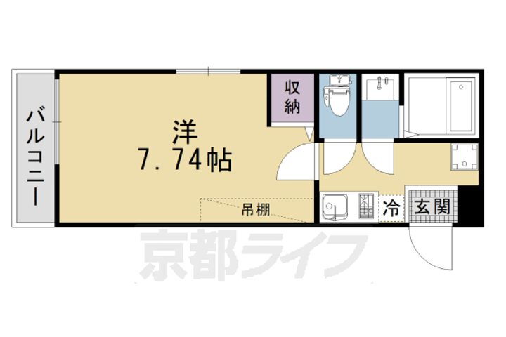 グラン京都西陣 3階 1K 賃貸物件詳細
