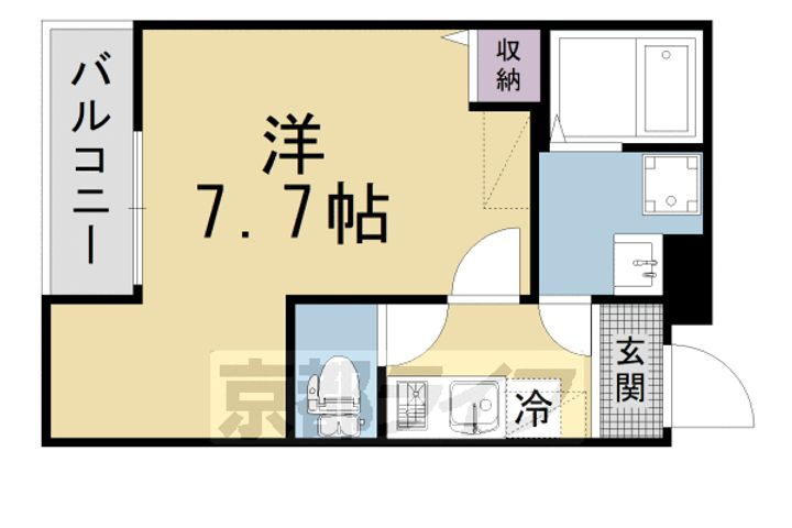 グラン京都西陣 3階 1K 賃貸物件詳細
