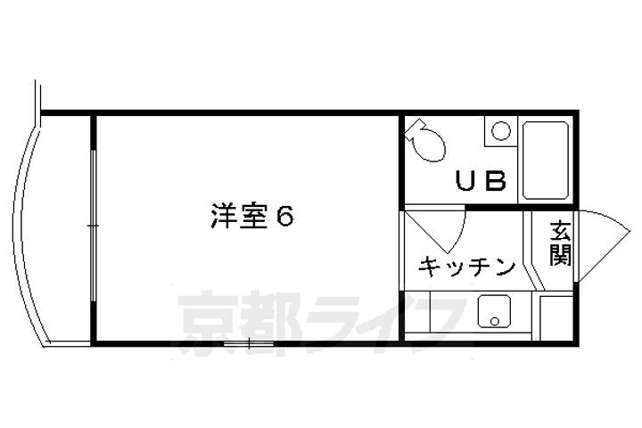 京都府京都市山科区御陵血洗町 御陵駅 1K マンション 賃貸物件詳細