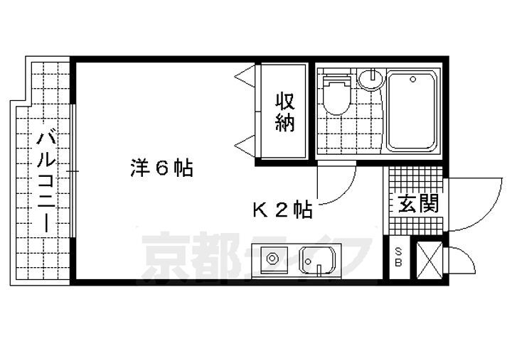 京都府京都市山科区東野八反畑町 東野駅 1K マンション 賃貸物件詳細