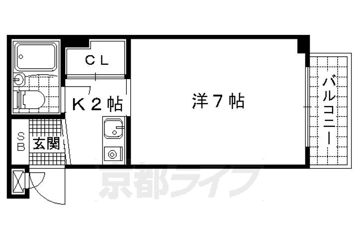 京都府京都市山科区音羽草田町 四宮駅 1K マンション 賃貸物件詳細