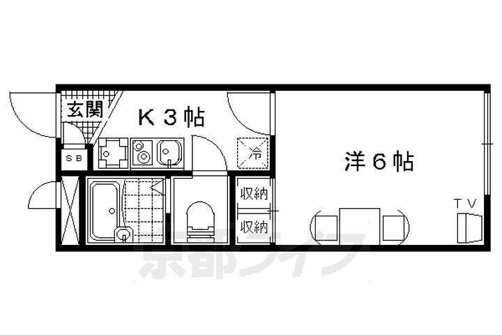 京都府京都市伏見区日野野色町 石田駅 1K アパート 賃貸物件詳細