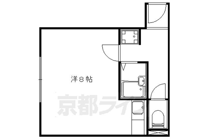 京都府京都市山科区日ノ岡堤谷町 御陵駅 1K マンション 賃貸物件詳細