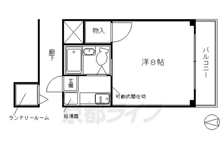 京都府京都市右京区西院月双町 西院駅 ワンルーム マンション 賃貸物件詳細