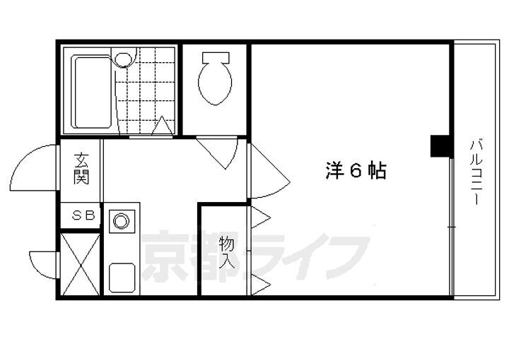 京都府京都市右京区西京極西池田町 西京極駅 1K マンション 賃貸物件詳細